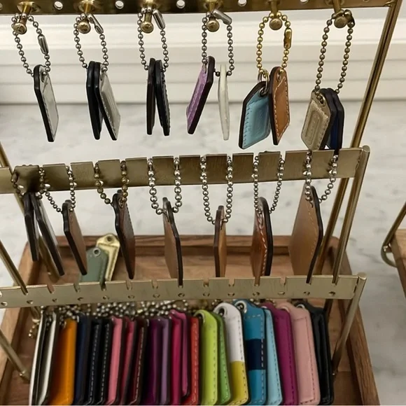 Coach Horse & Carriage Key Fob Keychain Bag Charm - Picture 7 of 11